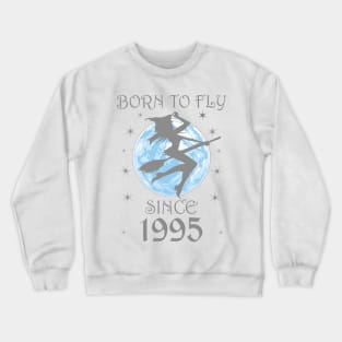 BORN TO FLY SINCE 1943 WITCHCRAFT T-SHIRT | WICCA BIRTHDAY WITCH GIFT Crewneck Sweatshirt